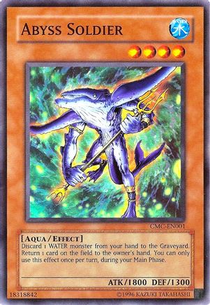 Abyss Soldier (Capsule Monster Coliseum) (Super Rare) (CMC-EN001) - Yu-Gi-Oh! Video Game Promotional Cards Limited