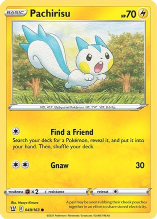 Pachirisu (049/163) [SWSH05 Battle Styles] Reverse Holofoil - Common