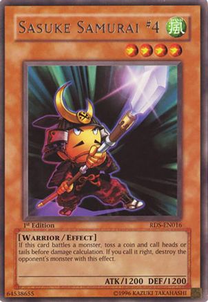 Sasuke Samurai #4 (Rare) (RDS-EN016) - Rise of Destiny Unlimited