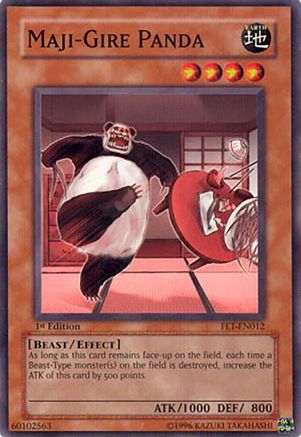Maji-Gire Panda (Common) (FET-EN012) - Flaming Eternity 1st Edition