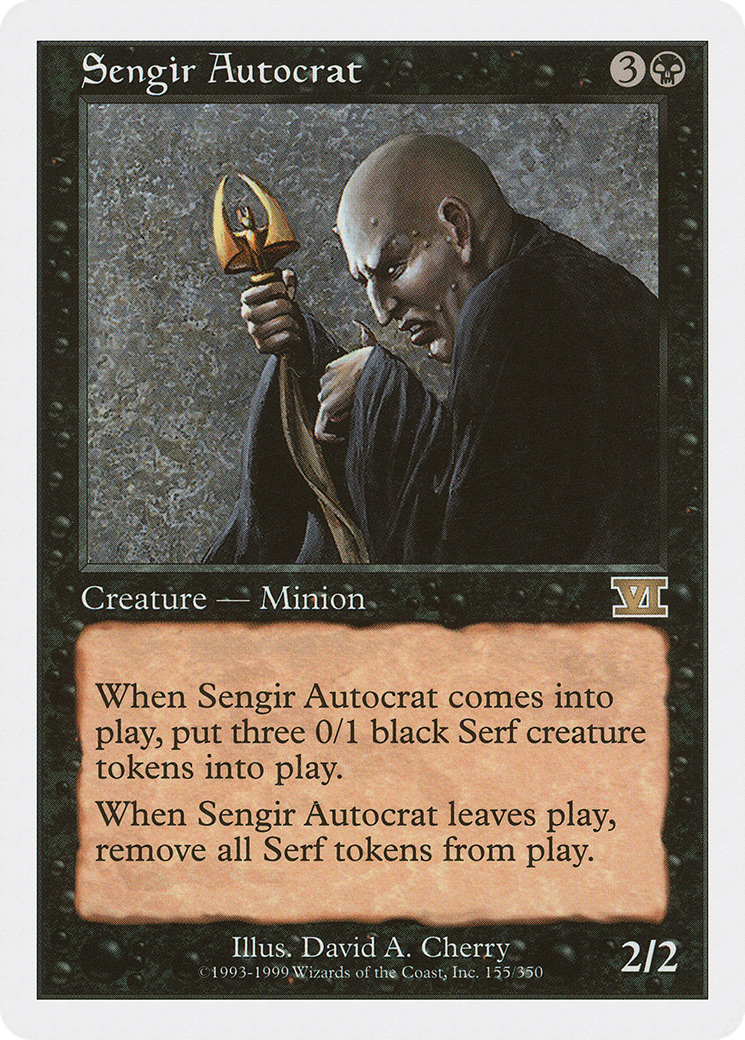 Sengir Autocrat (6ED-155) [Classic Sixth Edition]