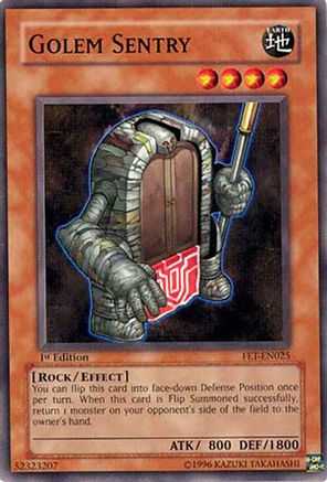 Golem Sentry (Common) (FET-EN025) - Flaming Eternity Unlimited