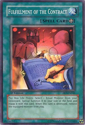 Fulfillment of the Contract (Common) (FET-EN046) - Flaming Eternity 1st Edition