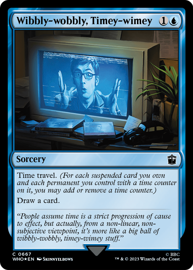 Wibbly-wobbly, Timey-wimey (Surge Foil) (WHO-667) [Doctor Who] Foil