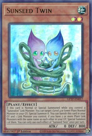 Sunseed Twin (Ultra Rare) (GFTP-EN017) - Ghosts From the Past 1st Edition