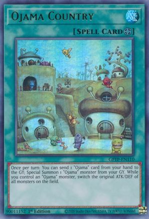 Ojama Country (Ultra Rare) (GFTP-EN110) - Ghosts From the Past 1st Edition
