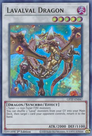 Lavalval Dragon (Ultra Rare) (GFTP-EN047) - Ghosts From the Past 1st Edition