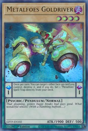 Metalfoes Goldriver (Ultra Rare) (GFTP-EN102) - Ghosts From the Past 1st Edition