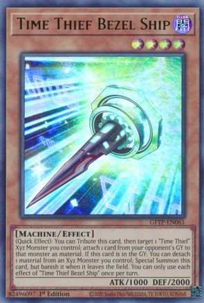 Time Thief Bezel Ship (Ultra Rare) (GFTP-EN061) - Ghosts From the Past 1st Edition