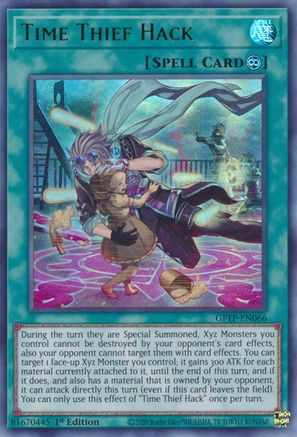 Time Thief Hack (Ultra Rare) (GFTP-EN066) - Ghosts From the Past 1st Edition