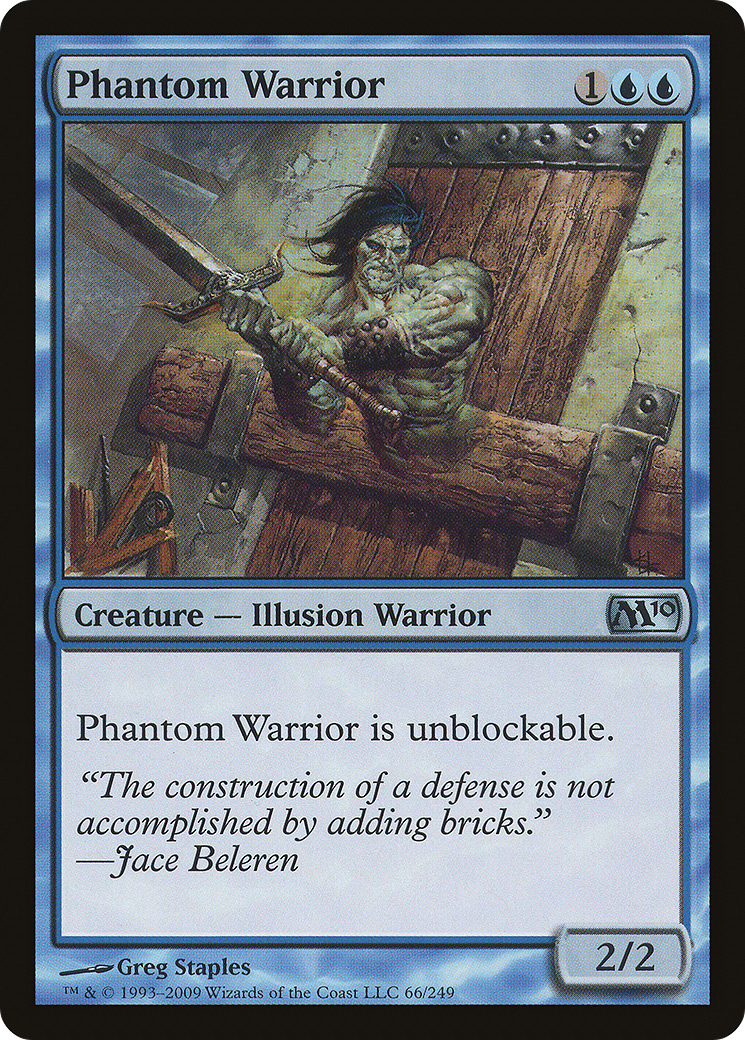 Phantom Warrior (M10-066) [Magic 2010] Foil
