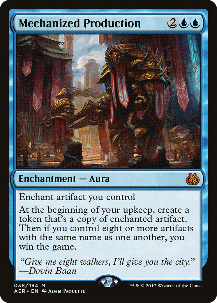 Mechanized Production (AER-038) [Aether Revolt] Foil