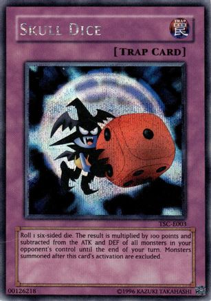 Skull Dice (Prismatic Secret Rare) (TSC-E003) - Yu-Gi-Oh! Video Game Promotional Cards Unlimited