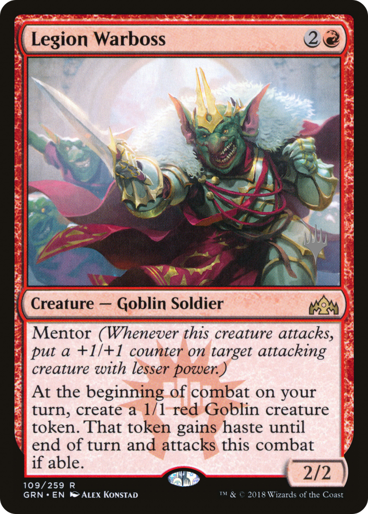 Legion Warboss (PPTHB-109) [Promo Pack: Guilds of Ravnica Promos]