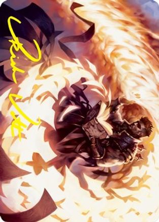 Revel in Silence Art Card (Gold-Stamped Signature) (ASSTX-036) [Art Series: Strixhaven]