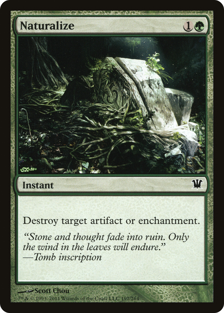 Naturalize (ISD-197) [Innistrad] Foil
