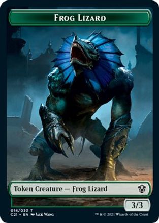 Frog Lizard // Elephant Double-Sided Token (C21-14 // 13) [Commander 2021]