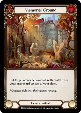 Memorial Ground (Blue) (MON305) - Monarch 1st Edition