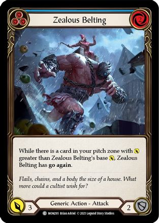 Zealous Belting (Blue) (MON295) - Monarch Unlimited Edition