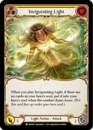 Invigorating Light (Yellow) (MON067) - Monarch 1st Edition