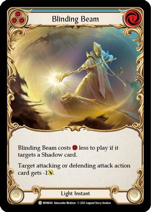 Blinding Beam (Blue) (MON086) - Monarch 1st Edition