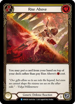 Rise Above (Yellow) (MON258) - Monarch 1st Edition