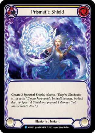 Prismatic Shield (Yellow) (MON093) - Monarch 1st Edition Rainbow Foil