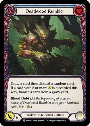 Deadwood Rumbler (Blue) (MON140) - Monarch Unlimited Edition