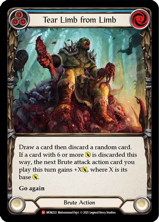 Tear Limb from Limb (MON222) - Monarch 1st Edition Rainbow Foil