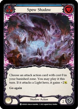 Spew Shadow (Blue) (MON214) - Monarch 1st Edition