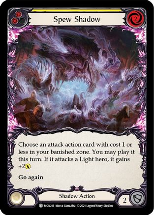 Spew Shadow (Yellow) (MON213) - Monarch 1st Edition