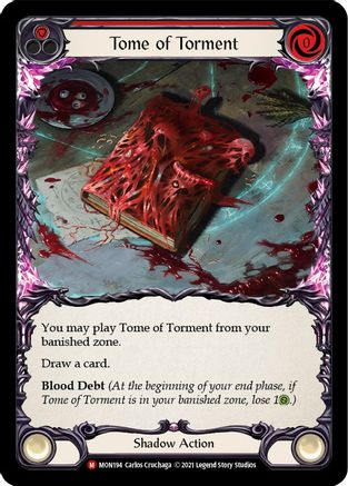 Tome of Torment (MON194) - Monarch Unlimited Edition Rainbow Foil