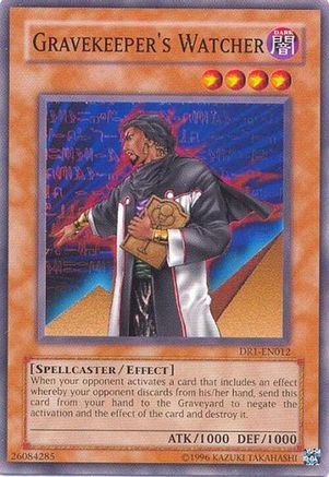 Gravekeeper's Watcher (Common) (DR1-EN012) - Dark Revelation Volume 1 Unlimited