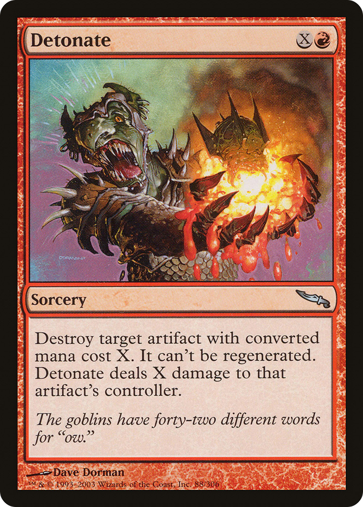 Detonate (MRD-088) [Mirrodin] Foil