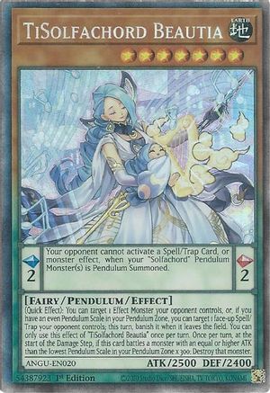 TiSolfachord Beautia (Collector's Rare) (ANGU-EN020) - Ancient Guardians 1st Edition