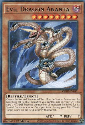Evil Dragon Ananta (Rare) (ANGU-EN042) - Ancient Guardians 1st Edition