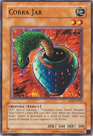 Cobra Jar (Common) (DR1-EN023) - Dark Revelation Volume 1 Unlimited