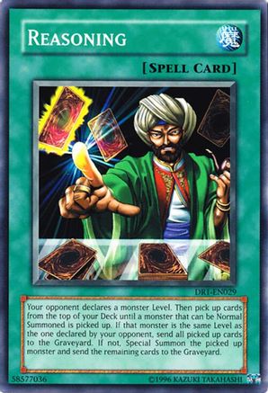 Reasoning (Common) (DR1-EN029) - Dark Revelation Volume 1 Unlimited