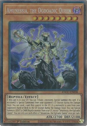 Amunessia, the Ogdoadic Queen (Collector's Rare) (ANGU-EN008) - Ancient Guardians 1st Edition