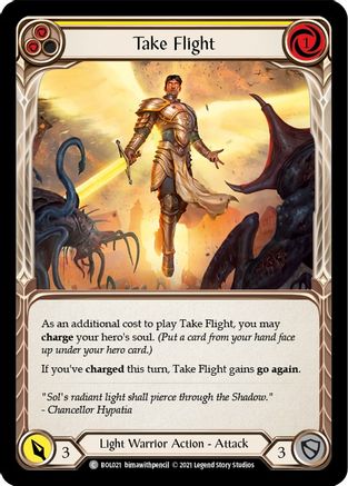 Take Flight (Yellow) (BOL021) - Blitz Deck: Monarch - Boltyn