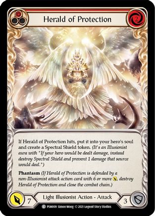 Herald of Protection (Red) (PSM009) - Blitz Deck: Monarch - Prism
