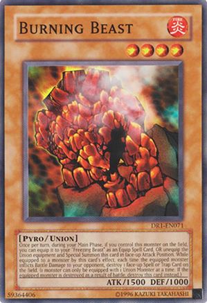 Burning Beast (Common) (DR1-EN071) - Dark Revelation Volume 1 Unlimited