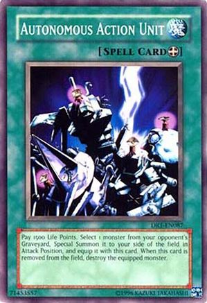 Autonomous Action Unit (Common) (DR1-EN087) - Dark Revelation Volume 1 Unlimited