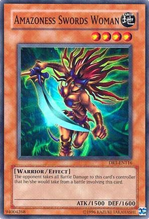 Amazoness Swords Woman (Super Rare) (DR1-EN116) - Dark Revelation Volume 1 Unlimited