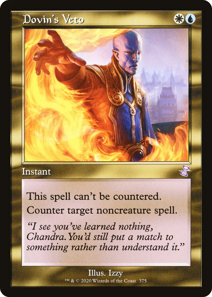Dovin's Veto (TSR-375) [Time Spiral Remastered] Foil