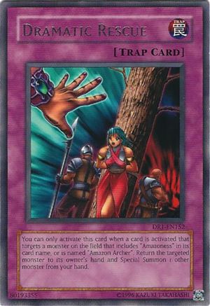 Dramatic Rescue (Rare) (DR1-EN152) - Dark Revelation Volume 1 Unlimited