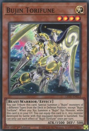 Bujin Torifune (Super Rare) (LIOV-EN013) - Lightning Overdrive 1st Edition