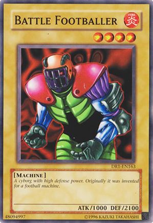 Battle Footballer (Common) (DR1-EN163) - Dark Revelation Volume 1 Unlimited