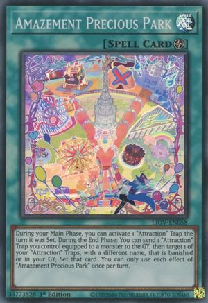 Amazement Precious Park (Super Rare) (LIOV-EN058) - Lightning Overdrive 1st Edition