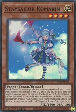 Staysailor Romarin (Super Rare) (LIOV-EN094) - Lightning Overdrive 1st Edition